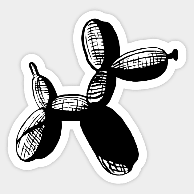 Ballon dog Sticker by BICKOVSTUDIO